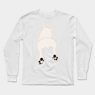 The back side and the ball of dog Long Sleeve T-Shirt